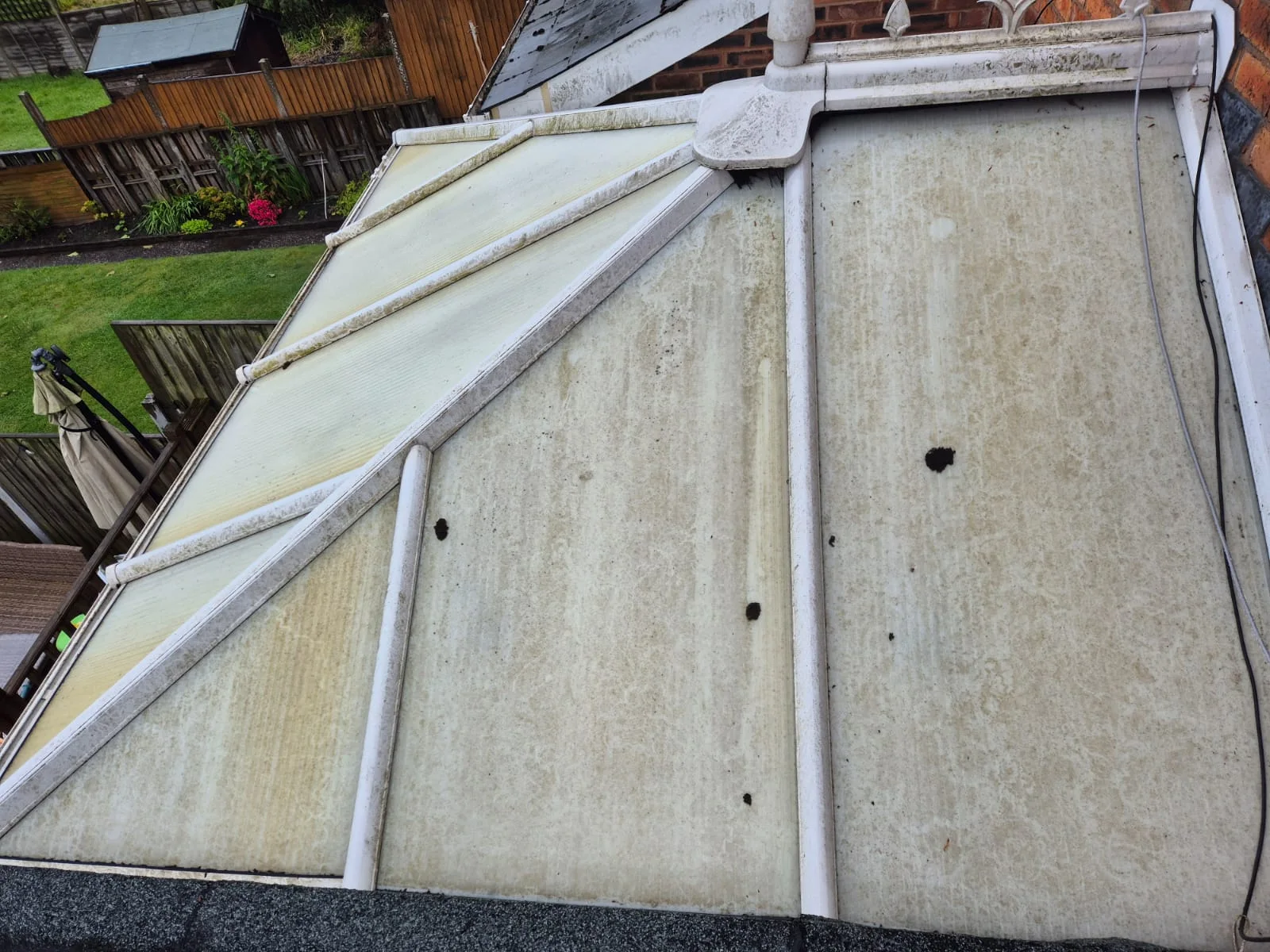 Before — Conservatory roof cleaning