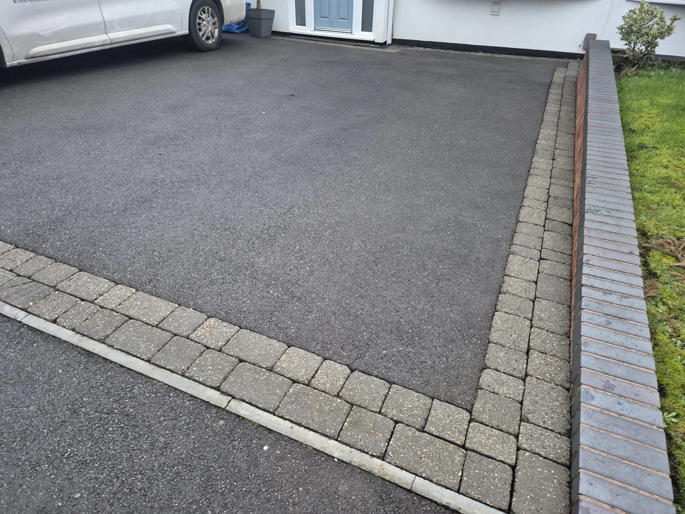 After — Driveway cleaning