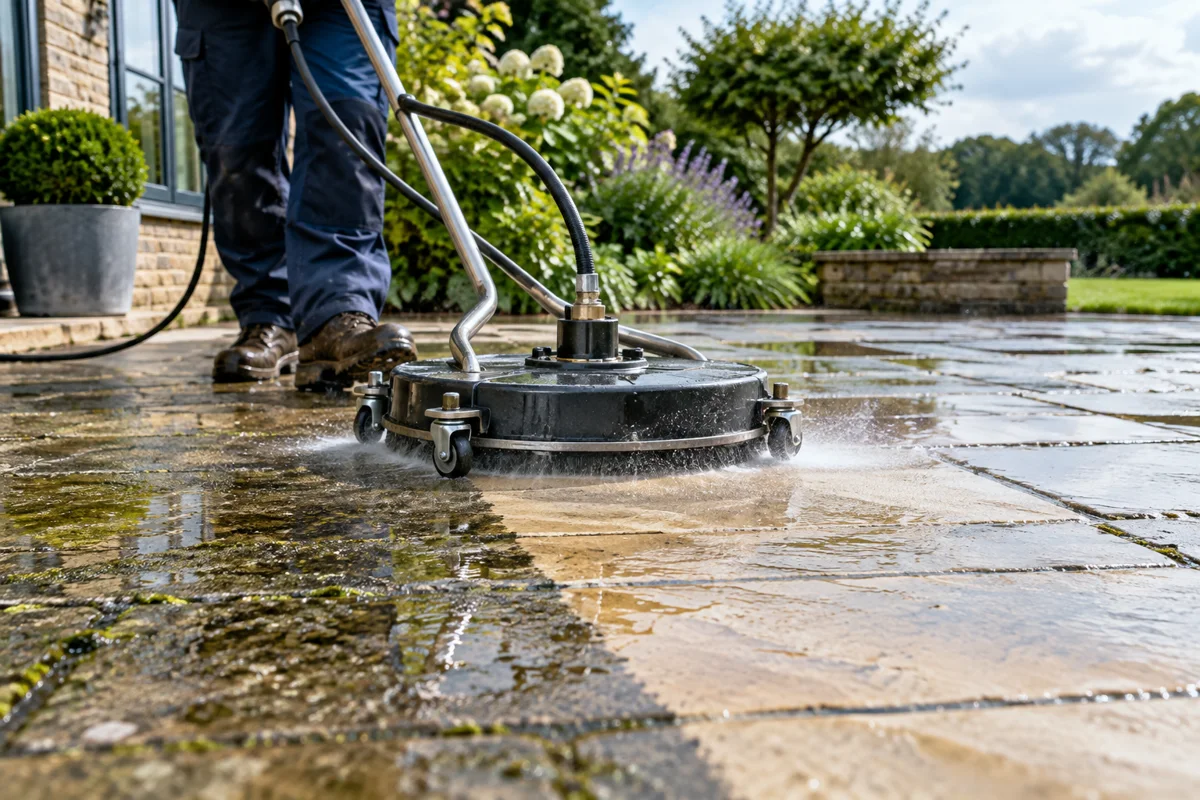 Illustrative pressure washing service image