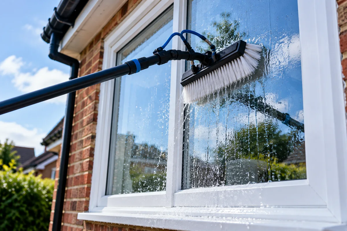 Illustrative window cleaning service image