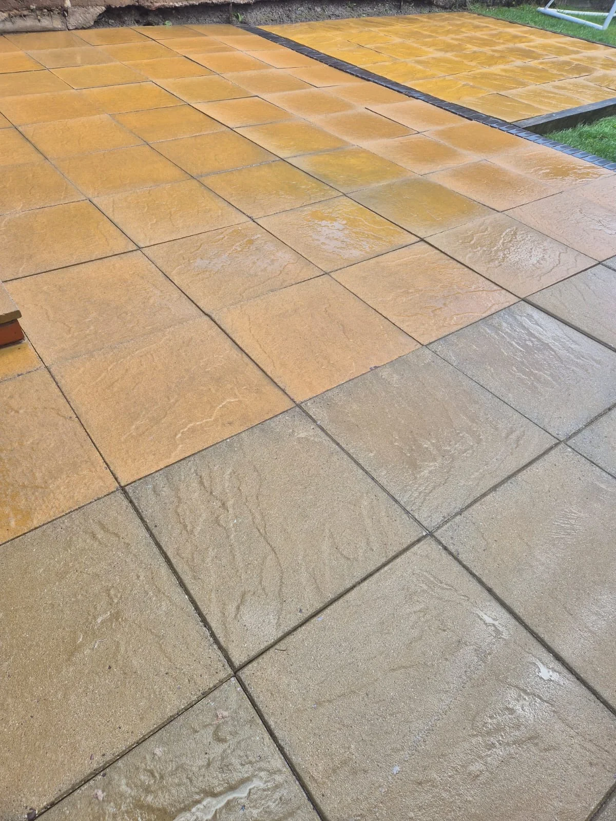 After — Patio cleaning