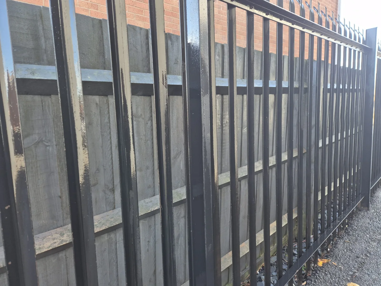 After — Exterior railings